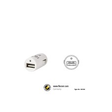  Aдаптер для прикуривателя  USB: 